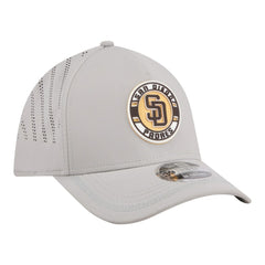 MLB San Diego Padres New Era Patch 39THIRTY A-Frame M-Crown Perforated Flex Hat