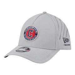 MLB Cleveland Guardians New Era Patch 39THIRTY A-Frame M-Crown Perforated Flex Hat