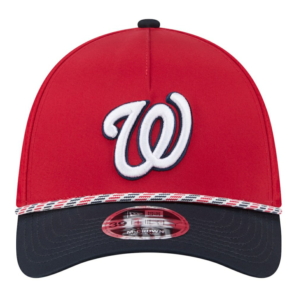 MLB Washington Nationals New Era Rope M-Crown A-Frame 39THIRTY Flex Hat