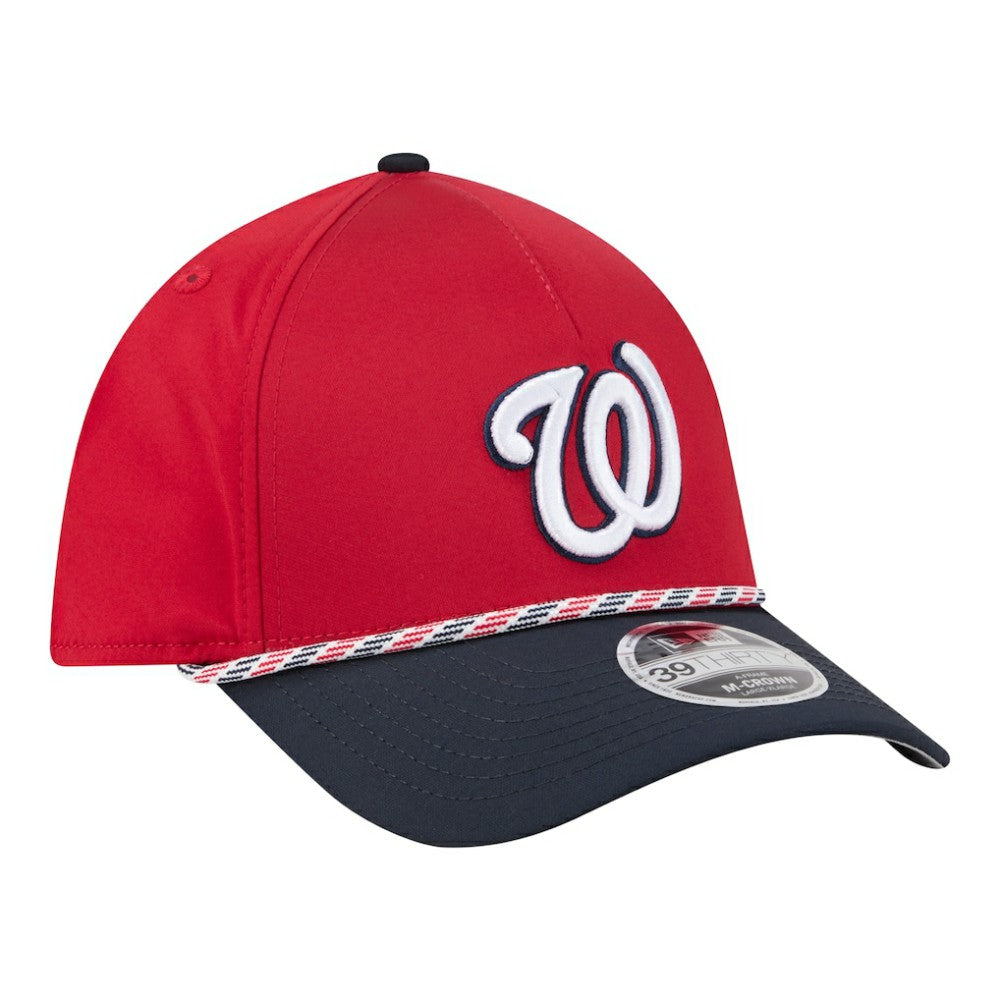 MLB Washington Nationals New Era Rope M-Crown A-Frame 39THIRTY Flex Hat