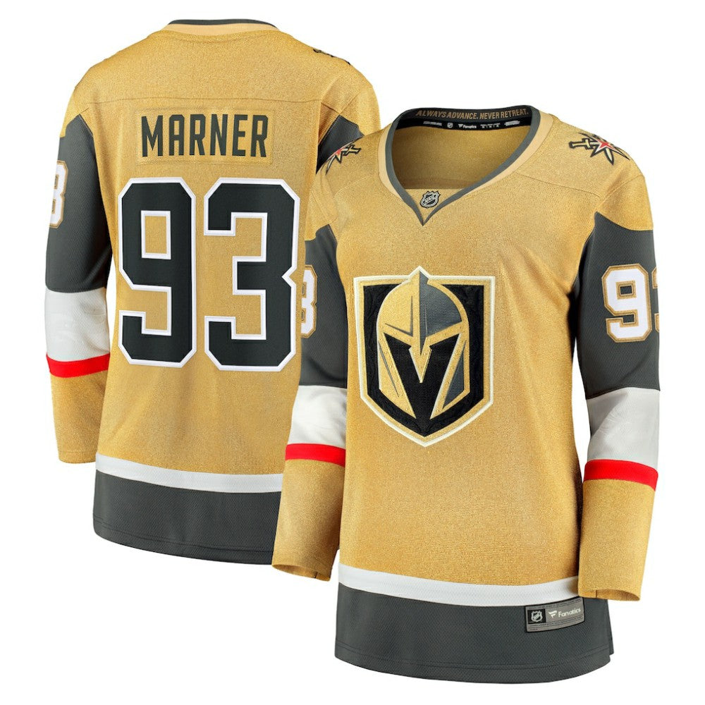NHL Gold Mitch Marner Vegas Golden Knights Fanatics Women's Home Breakaway Jersey