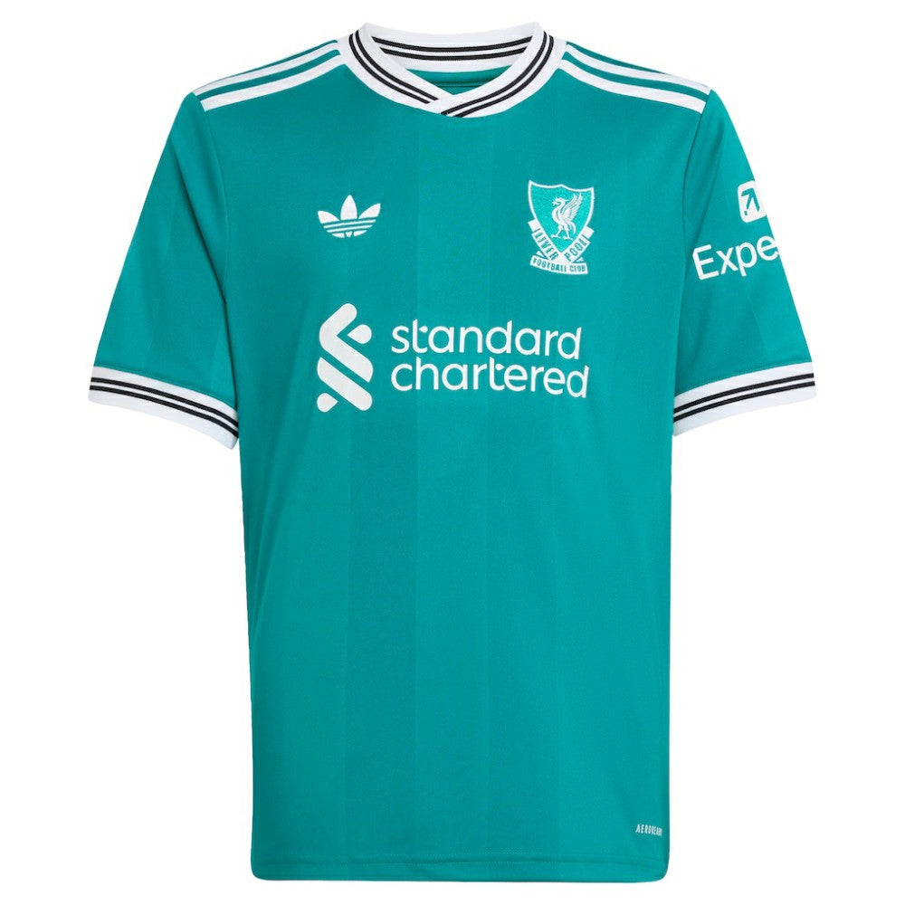 Liverpool Youth 2025/26 Third Replica Custom Jersey - Adidas Green
