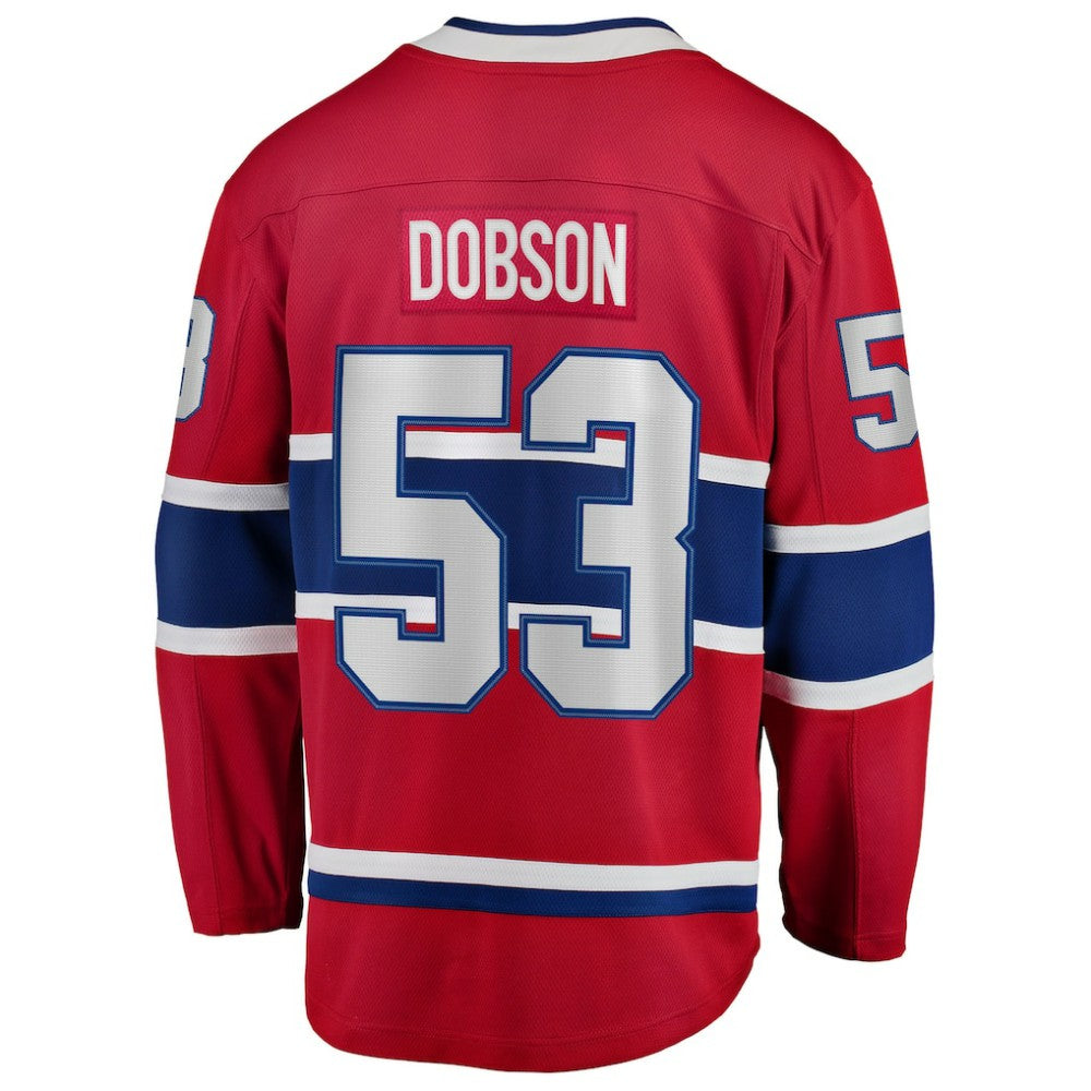 NHL Red Noah Dobson Montreal Canadiens Fanatics Home Breakaway Jersey