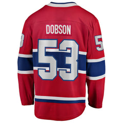 NHL Red Noah Dobson Montreal Canadiens Fanatics Home Breakaway Jersey