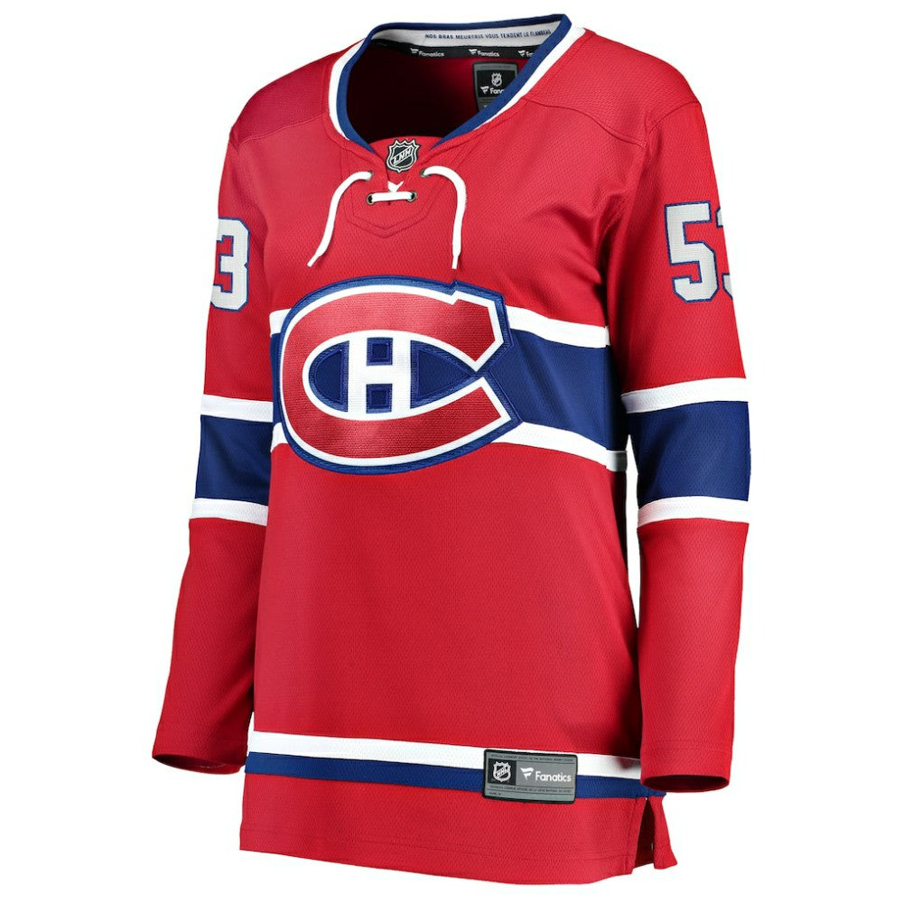 NHL Red Noah Dobson Montreal Canadiens Fanatics Women's Home Breakaway Jersey