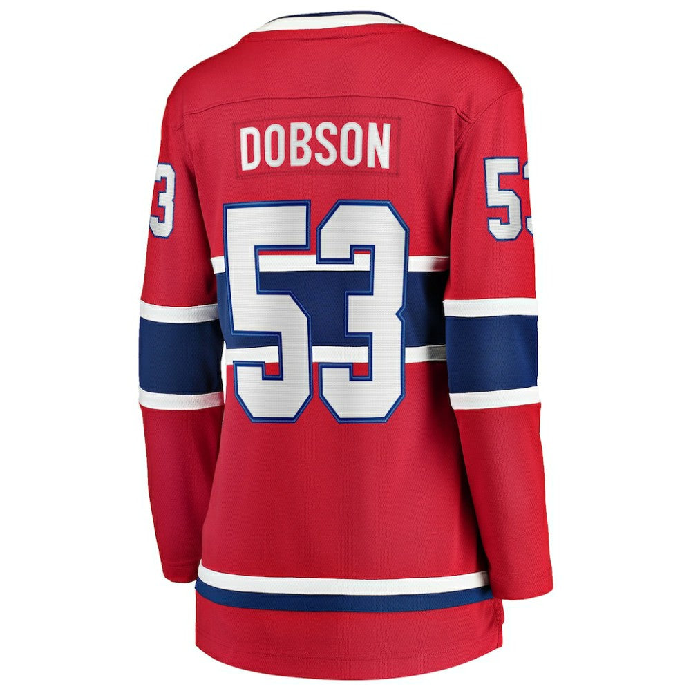 NHL Red Noah Dobson Montreal Canadiens Fanatics Women's Home Breakaway Jersey