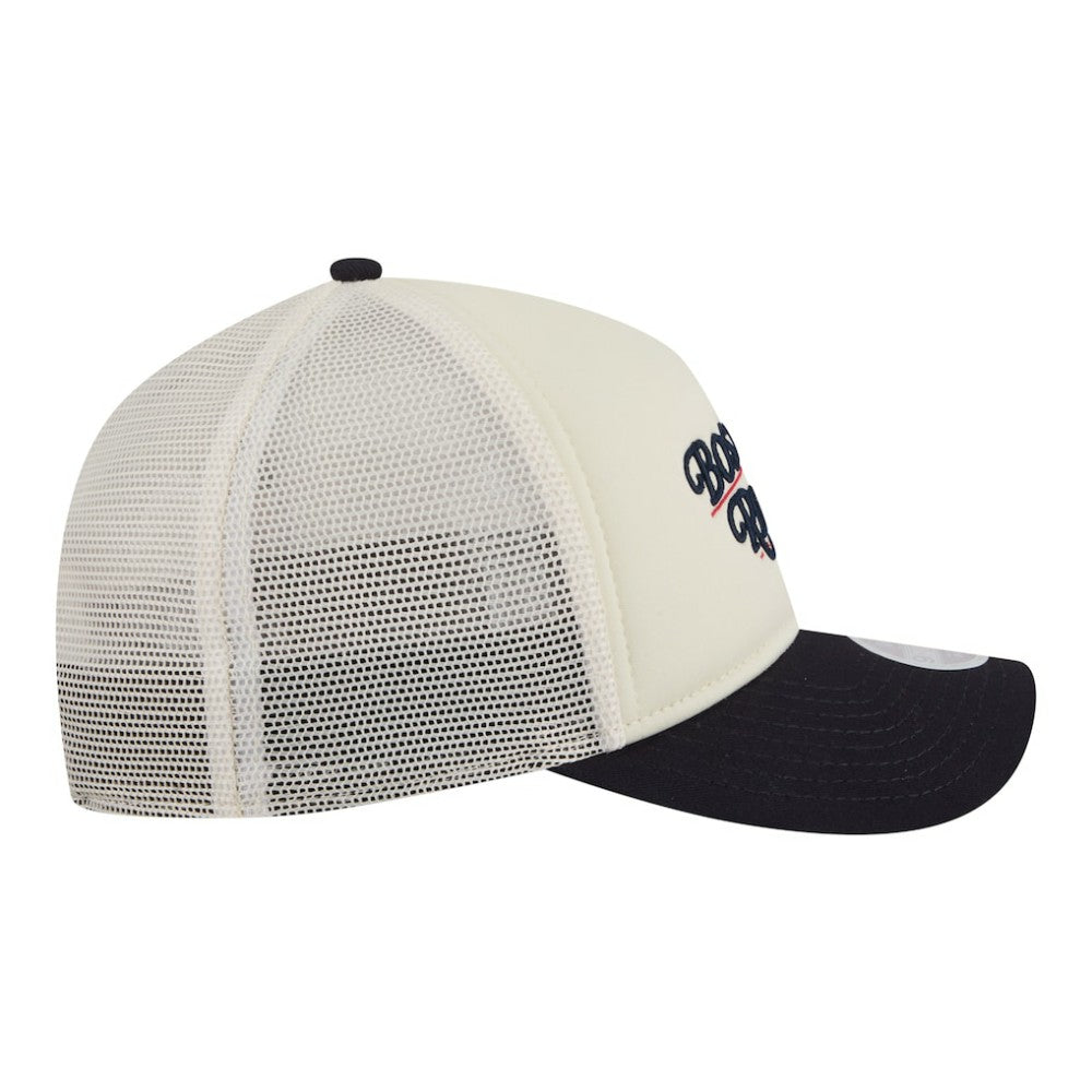 MLB Boston Red Sox New Era Women's Retro 9FORTY M-Crown A-Frame Trucker Adjustable Hat