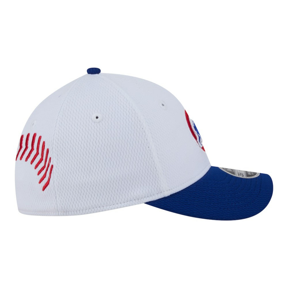 MLB Chicago Cubs New Era Youth Baseball 39THIRTY M-Crown Flex Hat