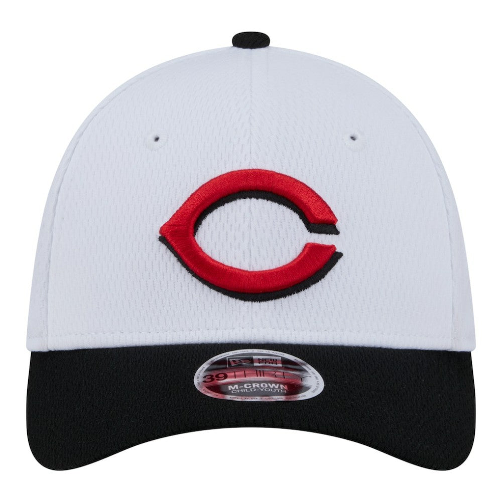MLB Cincinnati Reds New Era Youth Baseball 39THIRTY M-Crown Flex Hat