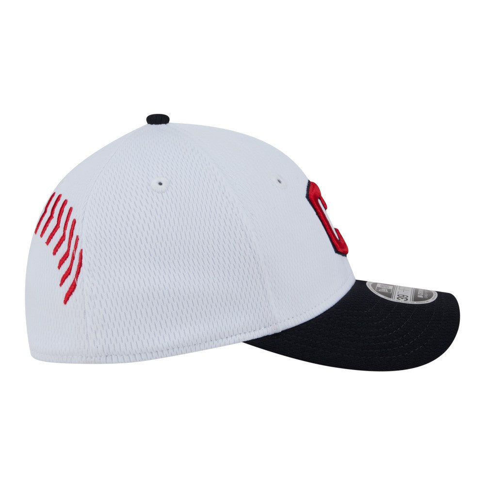 MLB Cleveland Guardians New Era Youth Baseball 39THIRTY M-Crown Flex Hat