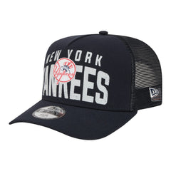 MLB New York Yankees New Era Youth Logo Fade A-Frame 9FIFTY Snapback Hat
