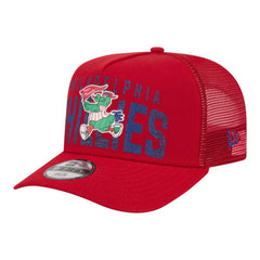 MLB Philadelphia Phillies New Era Youth Logo Fade A-Frame 9FIFTY Snapback Hat