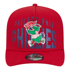 MLB Philadelphia Phillies New Era Youth Logo Fade A-Frame 9FIFTY Snapback Hat