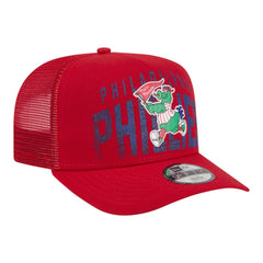 MLB Philadelphia Phillies New Era Youth Logo Fade A-Frame 9FIFTY Snapback Hat
