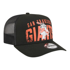 MLB San Francisco Giants New Era Youth Logo Fade A-Frame 9FIFTY Snapback Hat