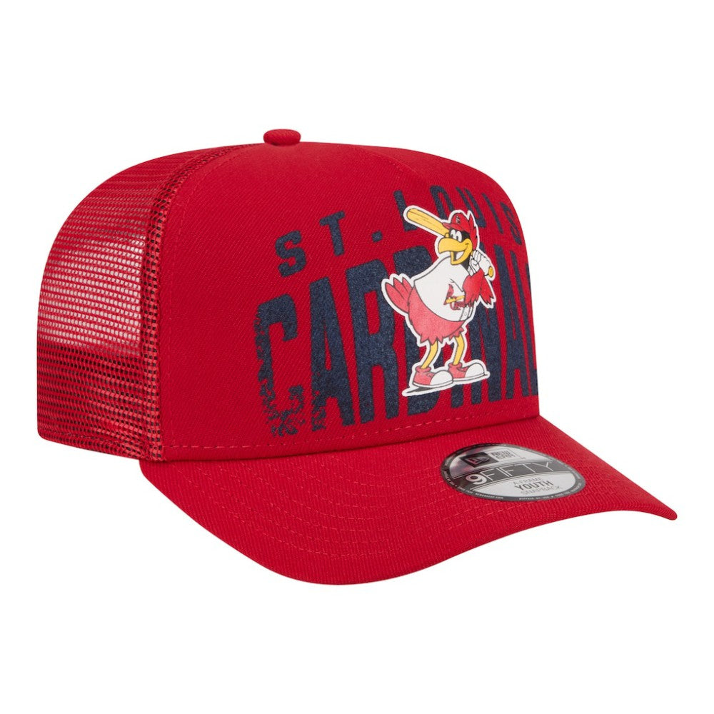 MLB St. Louis Cardinals New Era Youth Logo Fade A-Frame 9FIFTY Snapback Hat