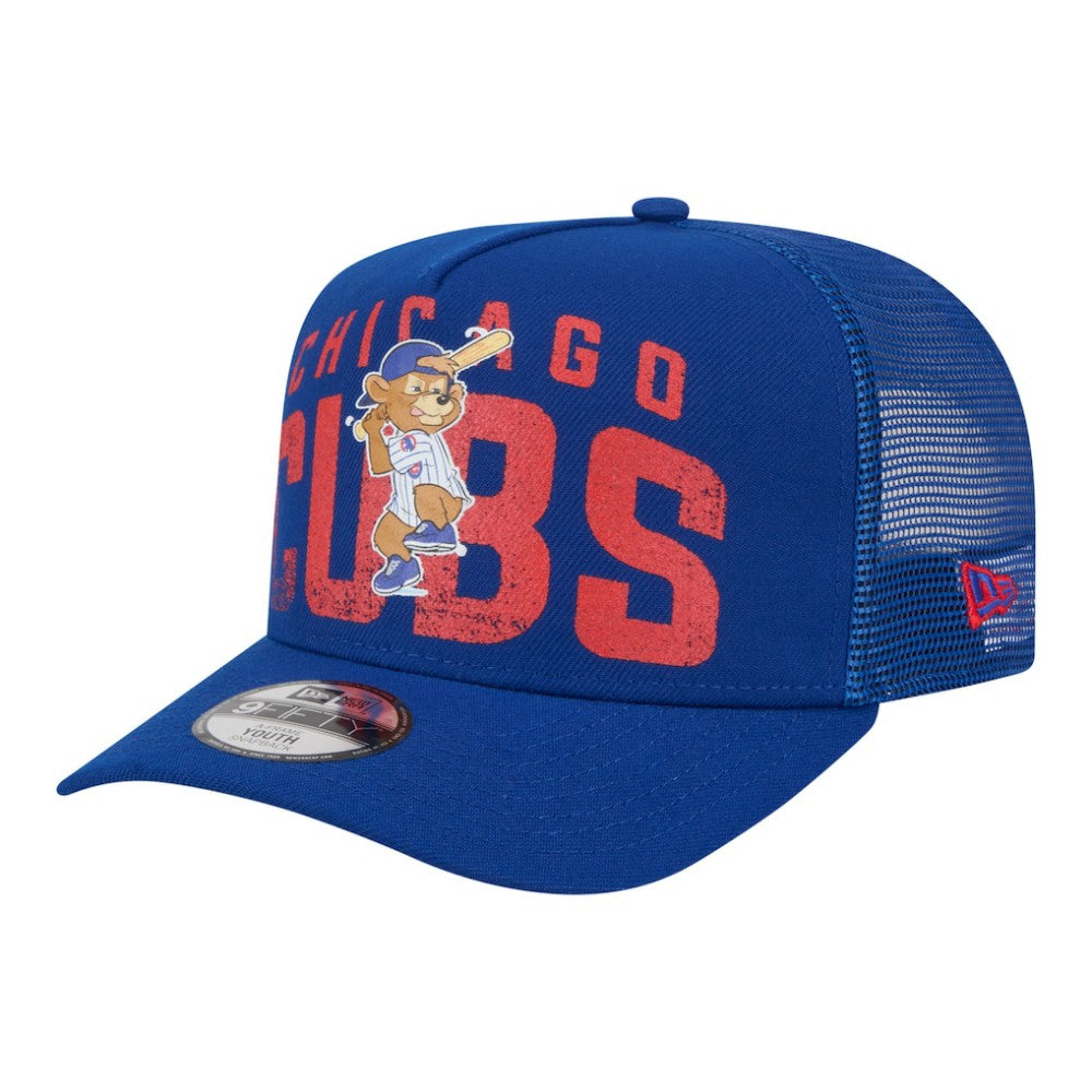 MLB Chicago Cubs New Era Youth Logo Fade A-Frame 9FIFTY Snapback Hat
