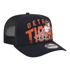 MLB Detroit Tigers New Era Youth Logo Fade A-Frame 9FIFTY Snapback Hat