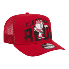 MLB Cincinnati Reds New Era Youth Logo Fade A-Frame 9FIFTY Snapback Hat