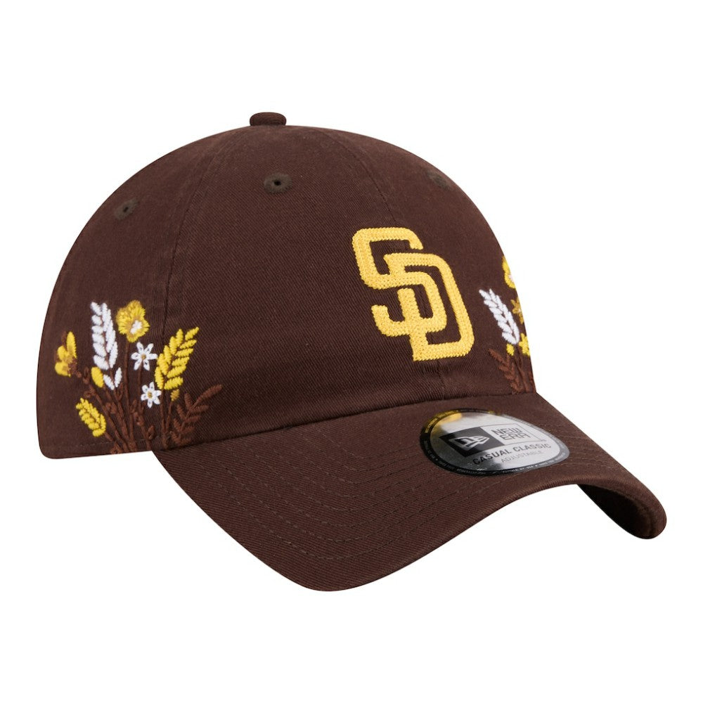MLB San Diego Padres New Era Women's Wildflower Casual Classic Adjustable Hat