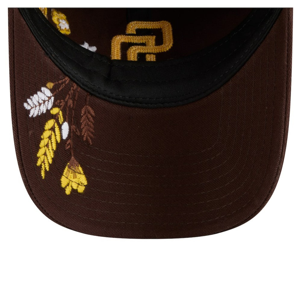 MLB San Diego Padres New Era Women's Wildflower Casual Classic Adjustable Hat
