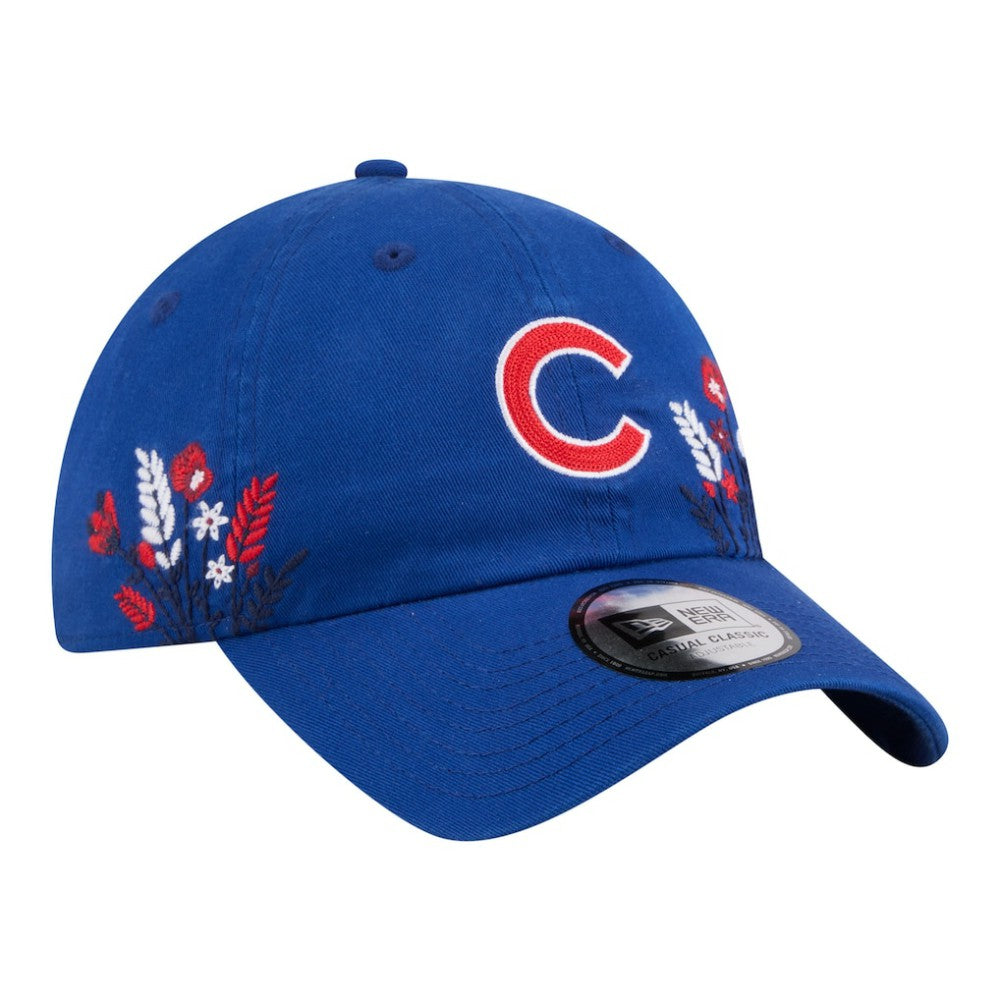 MLB Chicago Cubs New Era Women's Wildflower Casual Classic Adjustable Hat