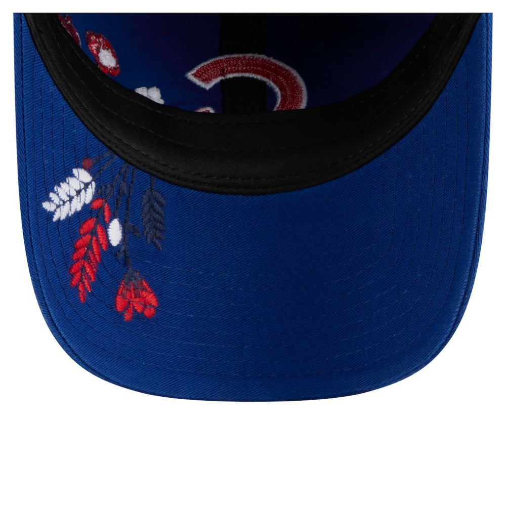 MLB Chicago Cubs New Era Women's Wildflower Casual Classic Adjustable Hat