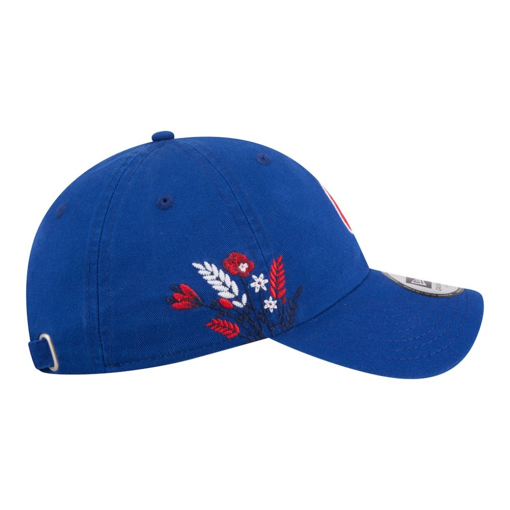 MLB Chicago Cubs New Era Women's Wildflower Casual Classic Adjustable Hat