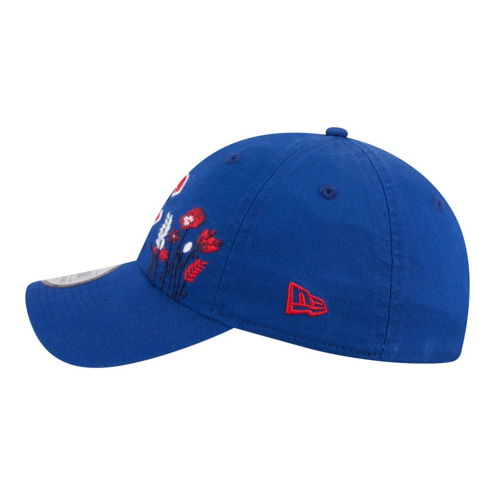MLB Chicago Cubs New Era Women's Wildflower Casual Classic Adjustable Hat