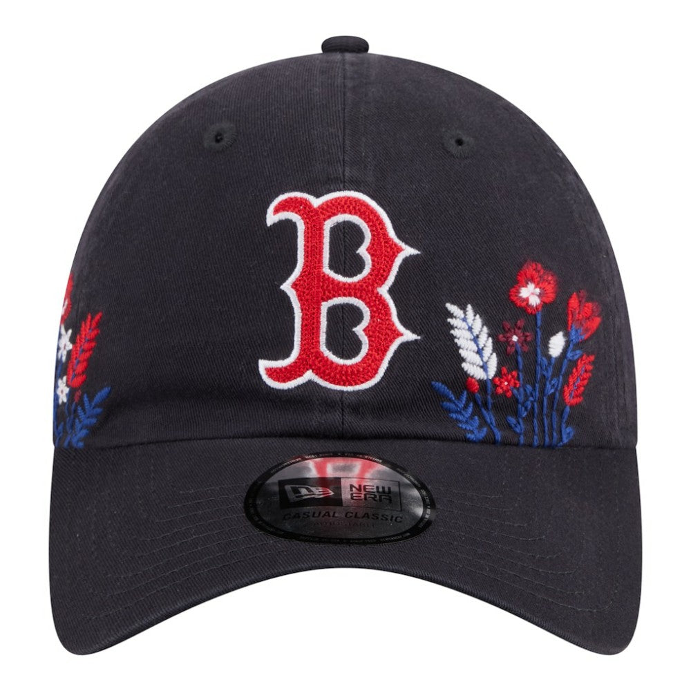 MLB Boston Red Sox New Era Women's Wildflower Casual Classic Adjustable Hat
