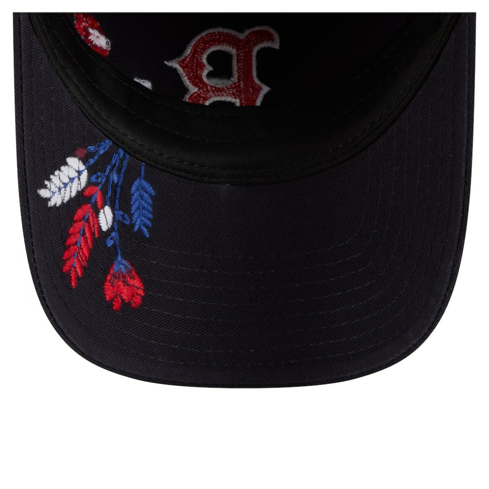 MLB Boston Red Sox New Era Women's Wildflower Casual Classic Adjustable Hat