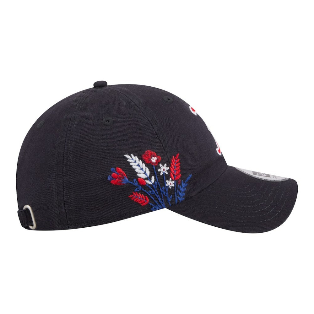 MLB Boston Red Sox New Era Women's Wildflower Casual Classic Adjustable Hat