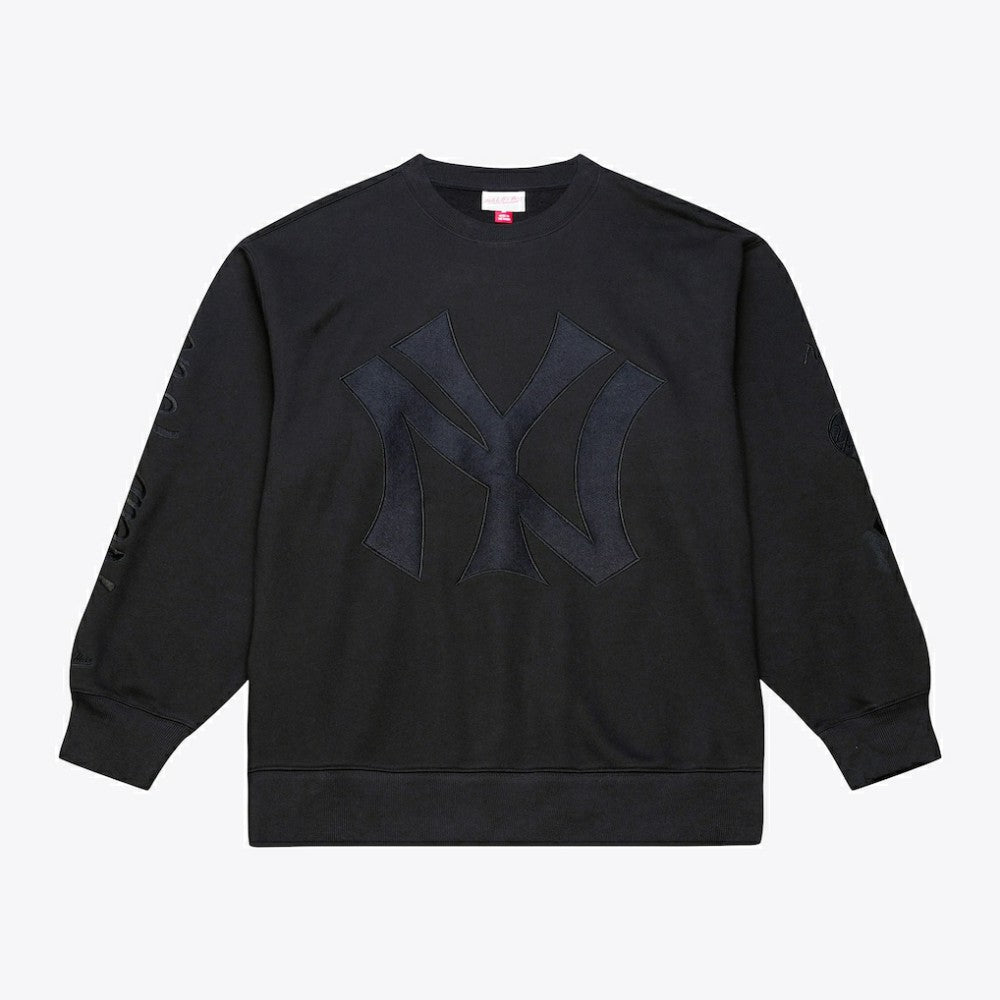 MLB New York Yankees Mitchell & Ness Phantom Fleece Crewneck Sweatshirt