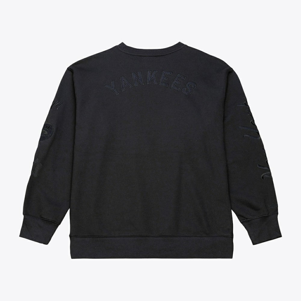 MLB New York Yankees Mitchell & Ness Phantom Fleece Crewneck Sweatshirt