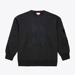MLB Boston Red Sox Mitchell & Ness Phantom Fleece Crewneck Sweatshirt