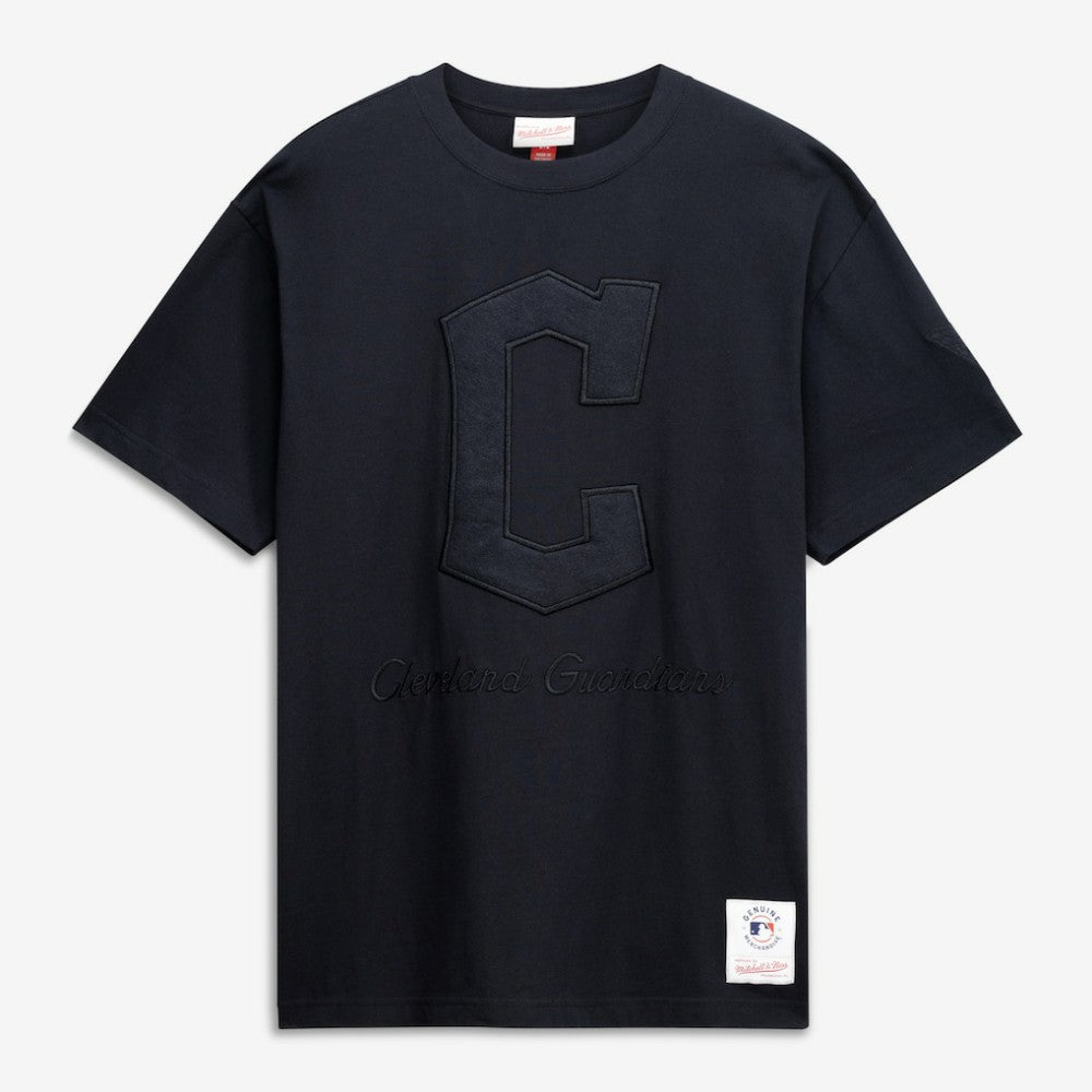 MLB Cleveland Guardians Mitchell & Ness Cooperstown Collection Phantom T-Shirt