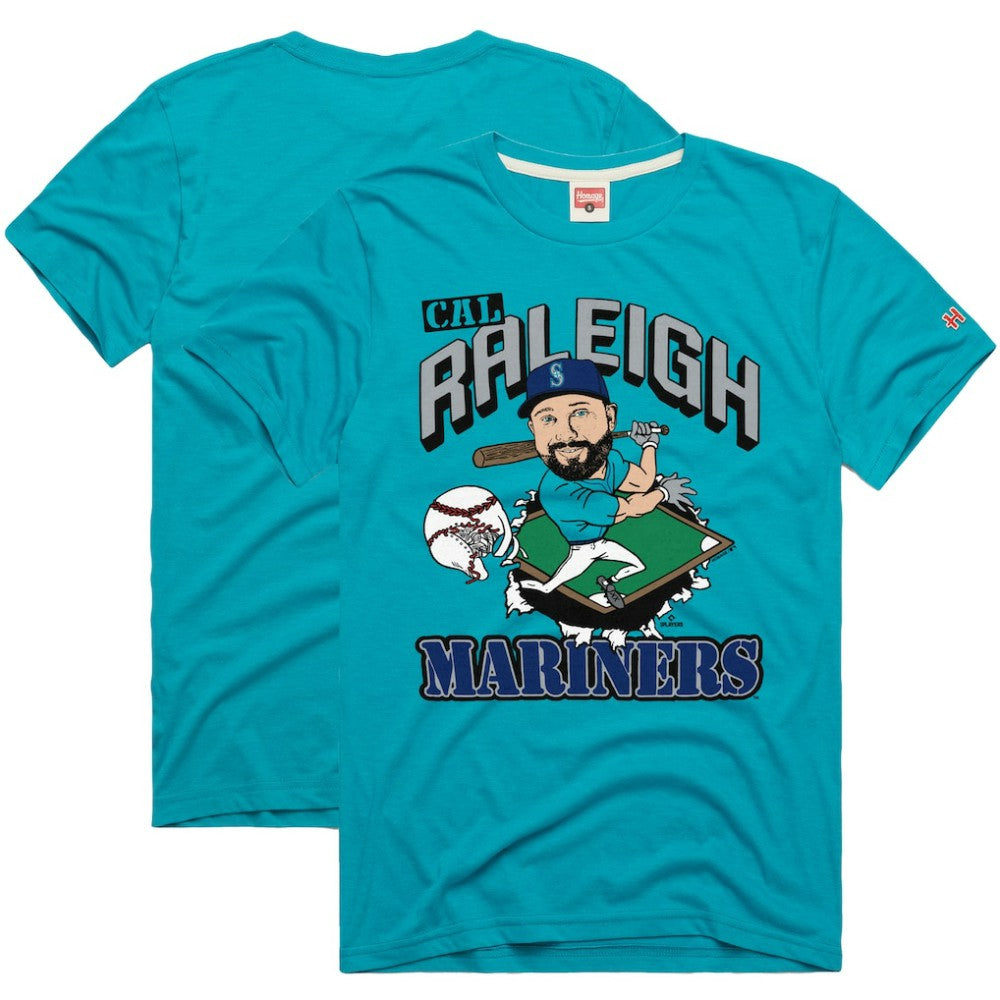 MLB Cal Raleigh Seattle Mariners Homage Graphic Player T-Shirt