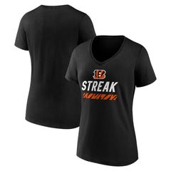 Women's Streak V-Neck T-Shirt - Cincinnati Bengals