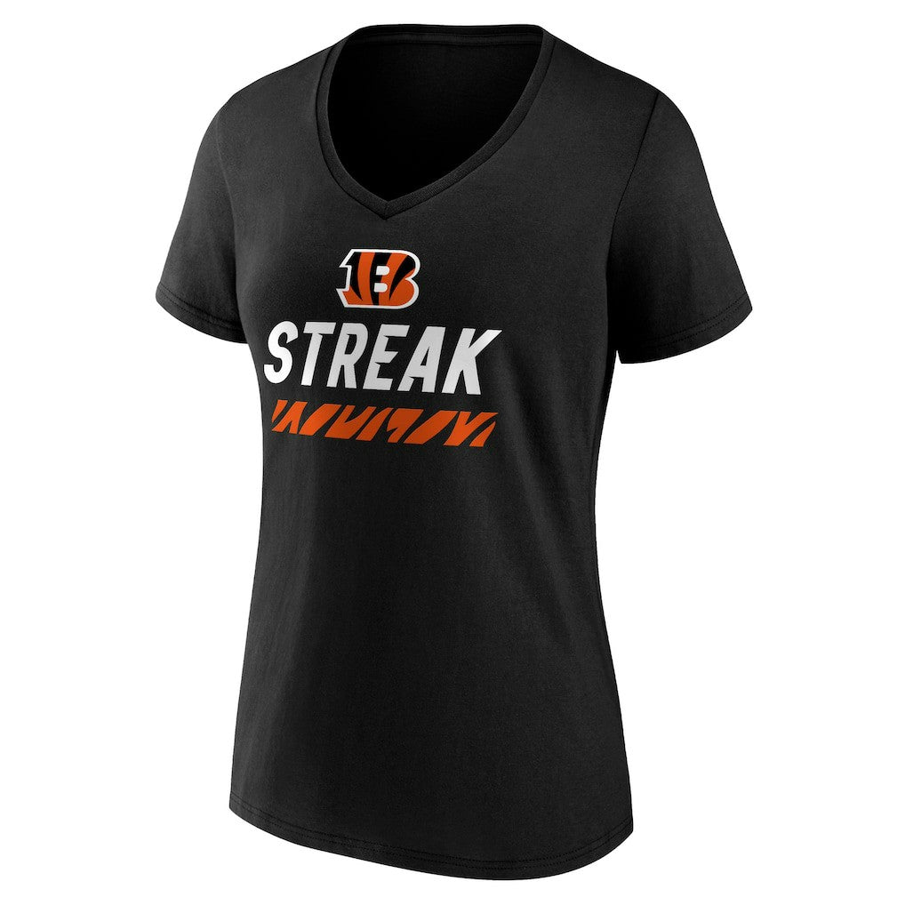 Women's Streak V-Neck T-Shirt - Cincinnati Bengals