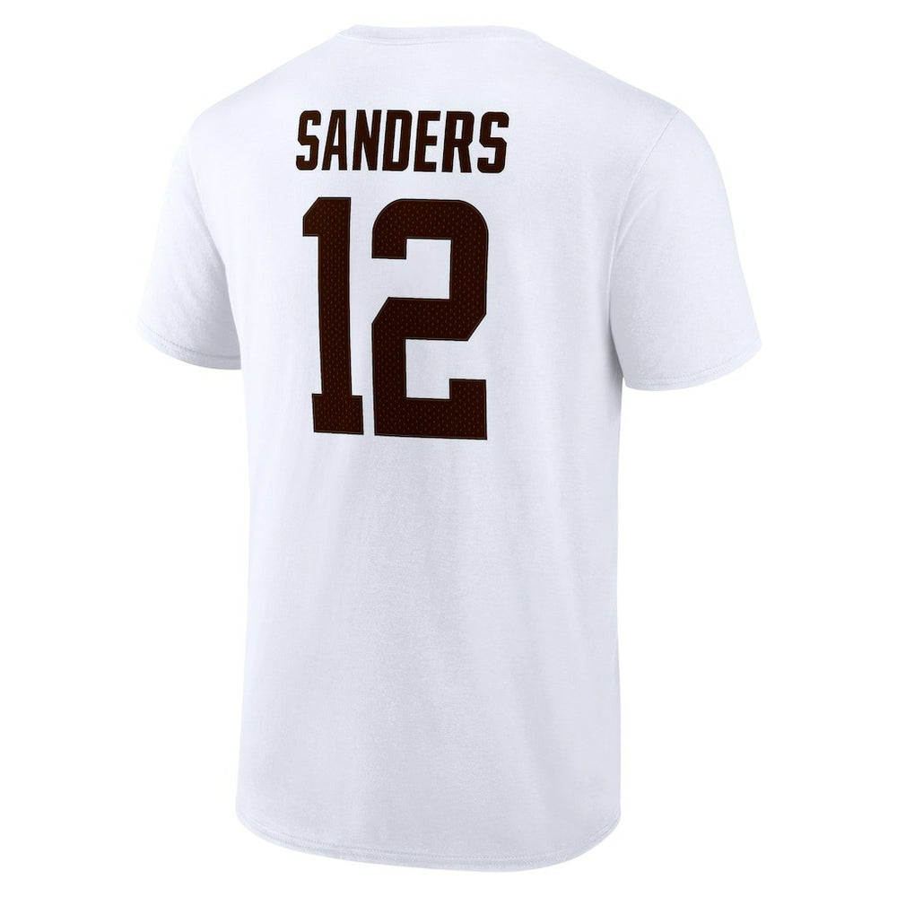 Shedeur Sanders  Icon Name & Number T-Shirt - Cleveland Browns