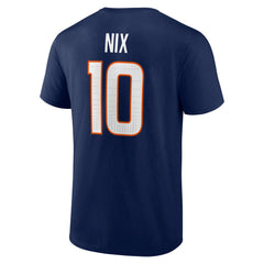 Bo Nix  Icon Name & Number T-Shirt - Denver Broncos