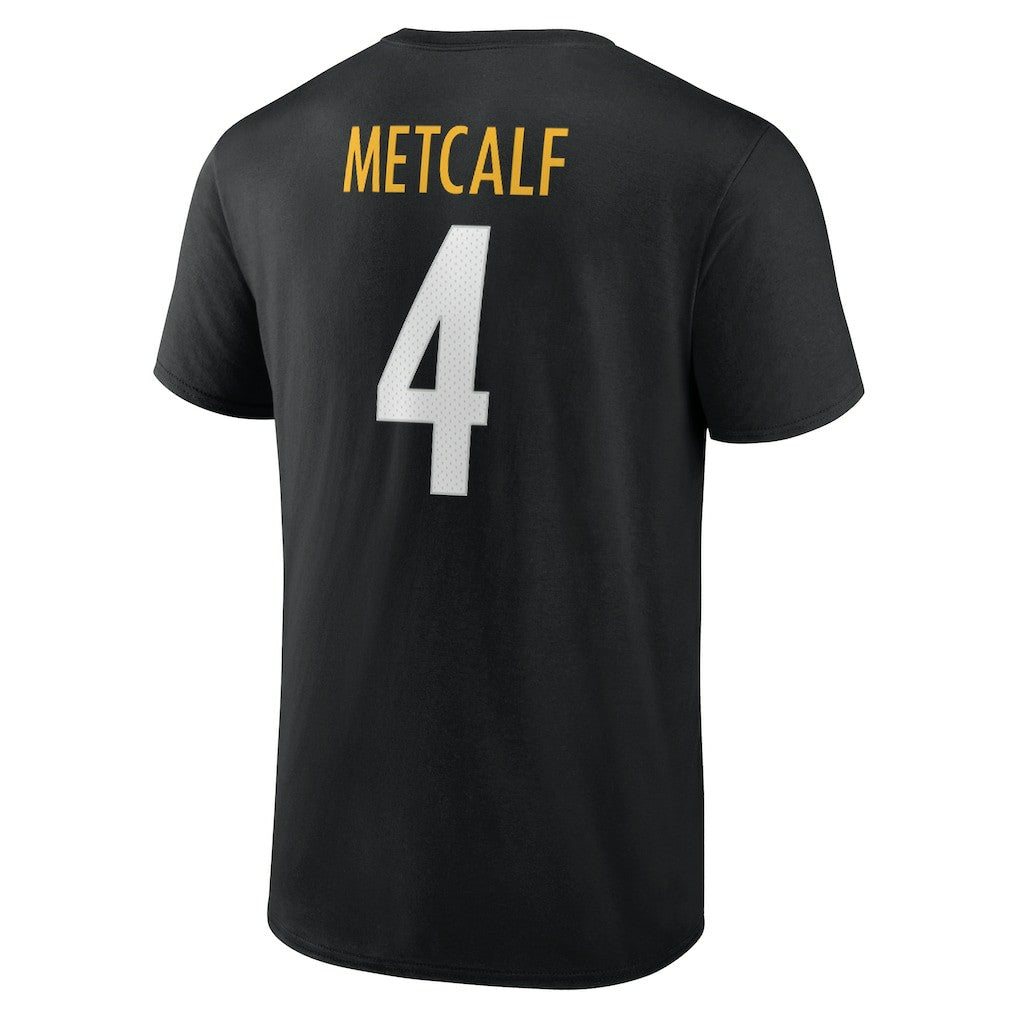 DK Metcalf  Icon Name & Number T-Shirt - Pittsburgh Steelers