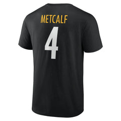 DK Metcalf  Icon Name & Number T-Shirt - Pittsburgh Steelers