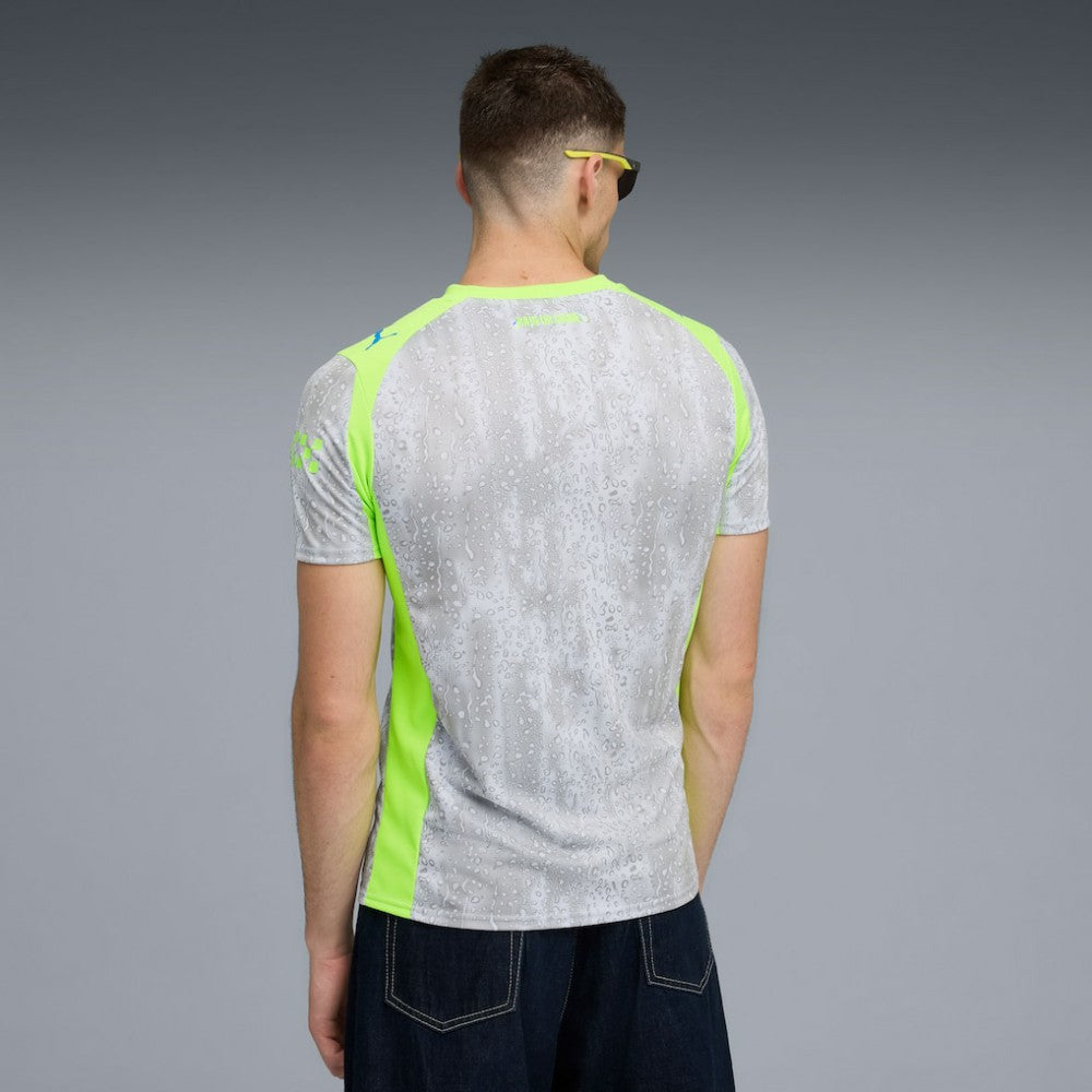 Manchester City 2025/26 Third Replica Jersey - Puma Gray/Neon Green
