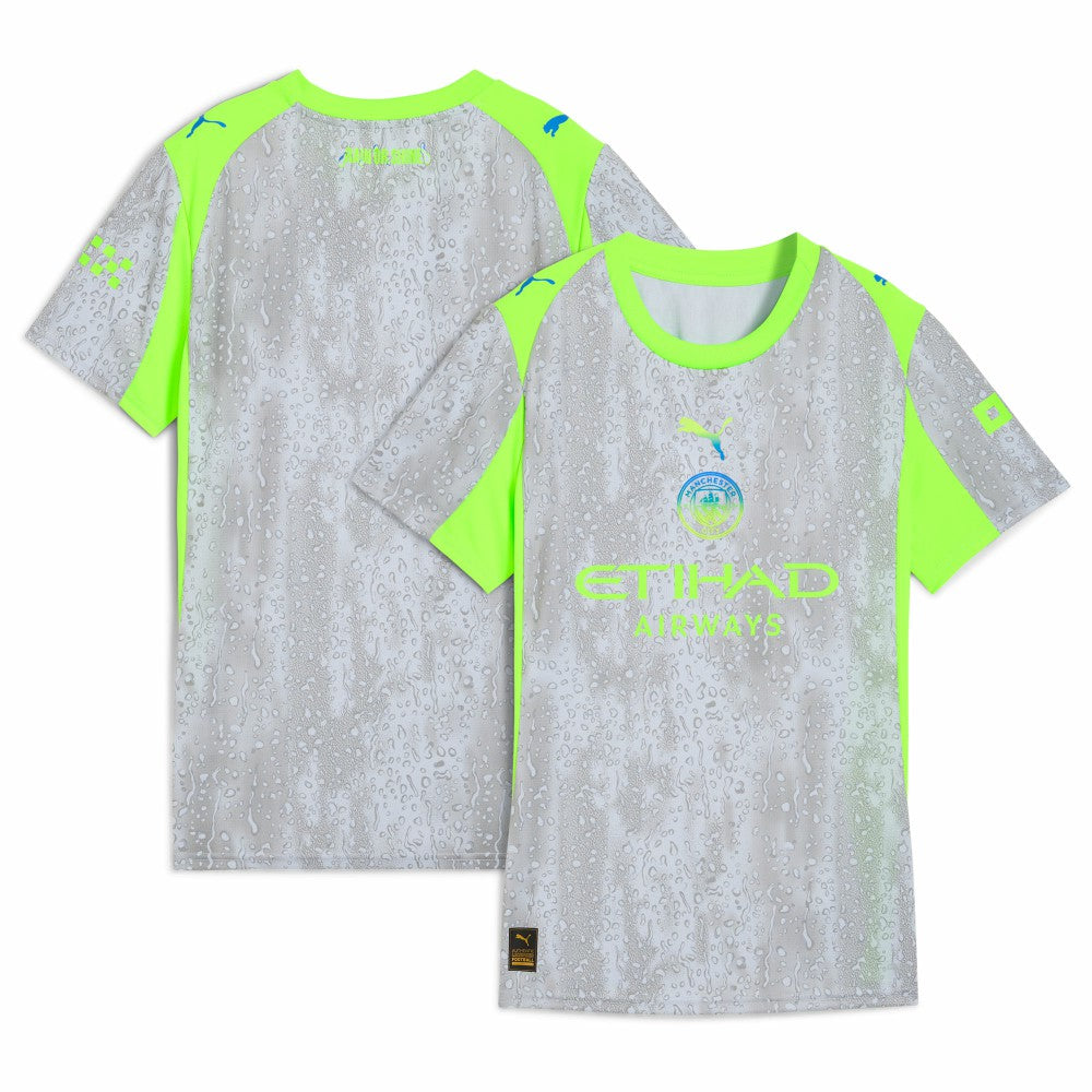 Manchester City Women's 2025/26 Third Replica Jersey - Puma Green/Neon Green