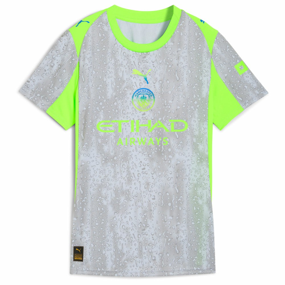Manchester City Women's 2025/26 Third Replica Jersey - Puma Green/Neon Green