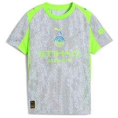 Manchester City Youth 2025/26 Third Replica Jersey - Puma Green/Neon Green