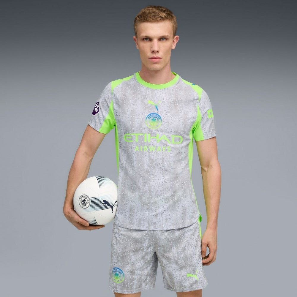 Manchester City 2025/26 Third Jersey - Puma Green/Neon Green