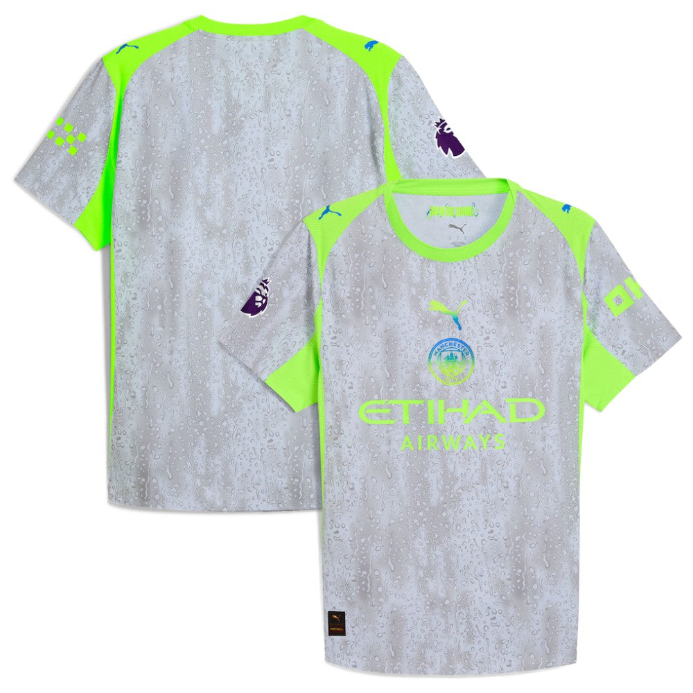 Manchester City 2025/26 Third Jersey - Puma Green/Neon Green