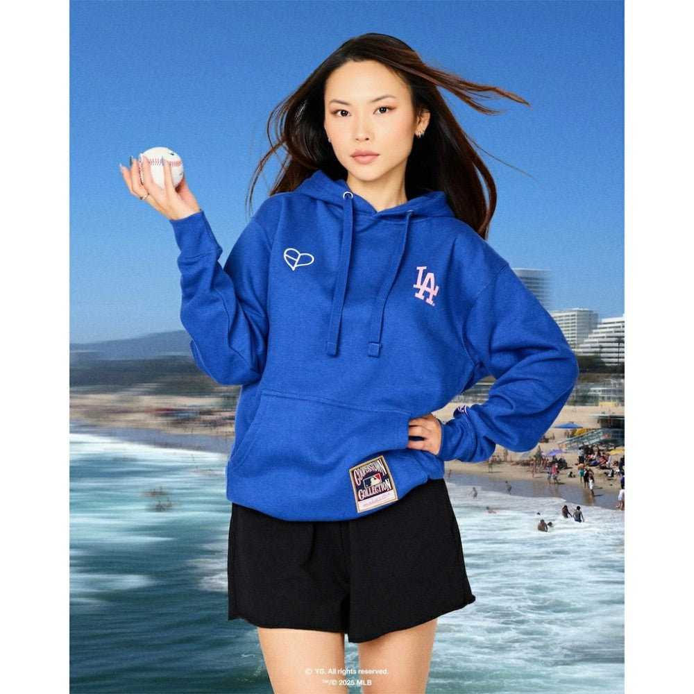 MLB Los Angeles Dodgers Mitchell & Ness x BLACKPINK  Pullover Hoodie